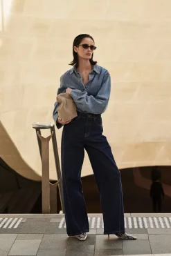 AMARA LIGHT BLUE DENIM SHIRT - PRE ORDER