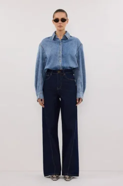 AMARA LIGHT BLUE DENIM SHIRT - PRE ORDER
