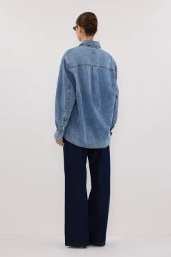 AMARA LIGHT BLUE DENIM SHIRT - PRE ORDER