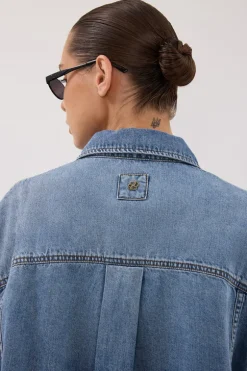 AMARA LIGHT BLUE DENIM SHIRT - PRE ORDER