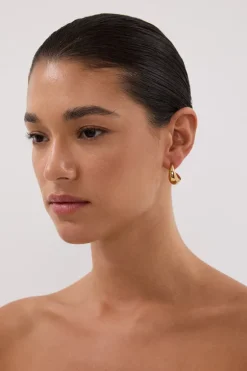 AMBER SCEATS ZANE EARRING GOLD