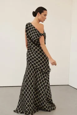 ARLINGTON BLACK MIDI SKIRT