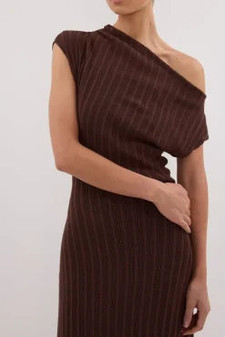 BOWIE WALNUT KNIT MAXI DRESS