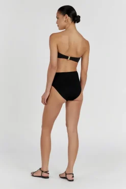 CALLIE BLACK HIGH WAISTED BRIEF