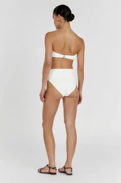 CALLIE OFF WHITE HIGH WAISTED BRIEF