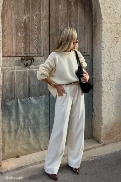 CELINE CREAM PANT