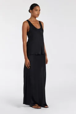 COLETTE BLACK SILK SKIRT