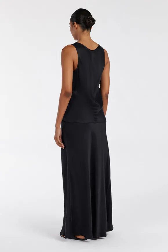 COLETTE BLACK SILK SKIRT