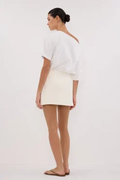 DEMI CREAM TAILORED SKORT