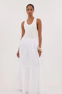 DEVIN OFF WHITE RACER KNIT TANK