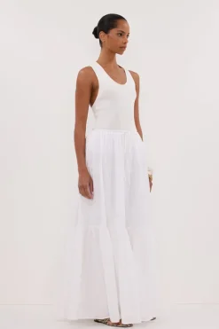 DEVIN OFF WHITE RACER KNIT TANK