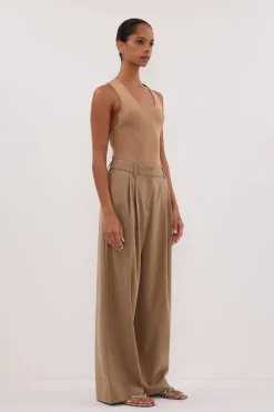 DEVIN TAN RACER KNIT TANK