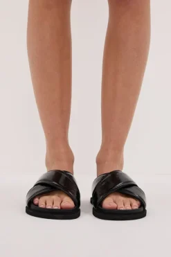 DOF STUDIOS BLACK ROSA SANDAL