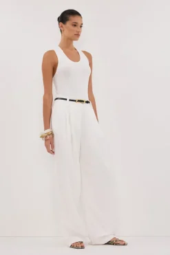 EDEN WHITE TAILORED PANT