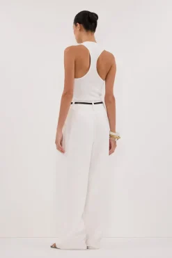 EDEN WHITE TAILORED PANT