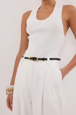 EDEN WHITE TAILORED PANT
