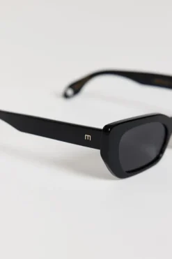 ELISA JOHNSON COOKIE IN GLOSS BLACK SUNGLASSES