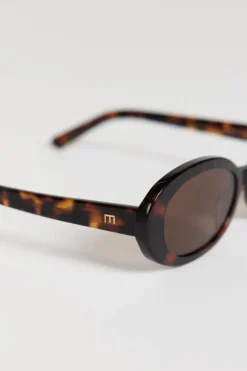 ELISA JOHNSON LYRIC LEIGH IN BROWN TORTOISE SUNGLASSES