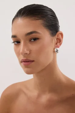 F+H SILVER STATEMENT BALL STUDS