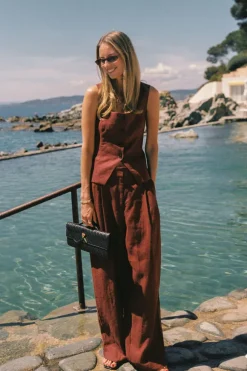 FRAN SAHARA LINEN PANT