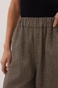 FRANKIE CHOC TWEED PANT