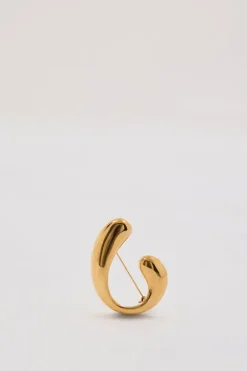 HEAVEN MAYHEM TWIST BROOCH GOLD