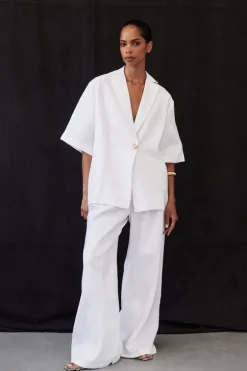 HOLDEN WHITE LINEN PANT