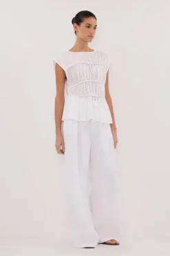 HOLDEN WHITE LINEN PANT