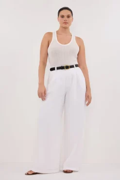 HOLDEN WHITE LINEN PANT