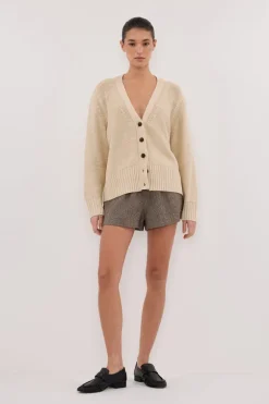 HUGO CLAY KNIT CARDIGAN