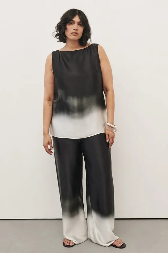 HUXLEY OMBRE SILK TOP