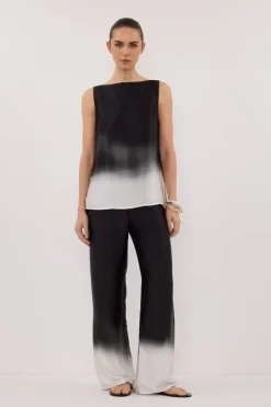 HUXLEY OMBRE SILK TOP