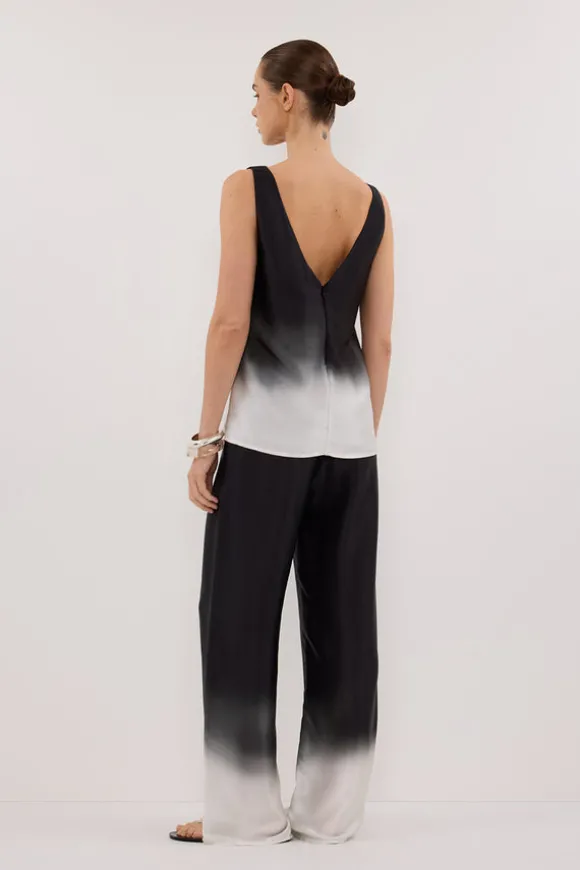 HUXLEY OMBRE SILK TOP