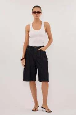 JACK RAW INDIGO DENIM BERMUDA SHORT