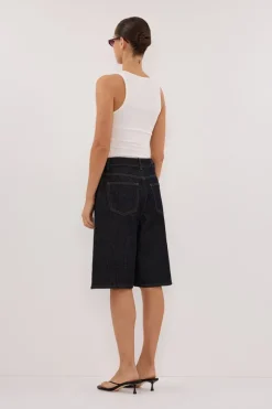 JACK RAW INDIGO DENIM BERMUDA SHORT