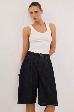 JACK RAW INDIGO DENIM BERMUDA SHORT