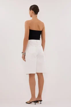 JACK WHITE DENIM BERMUDA SHORT