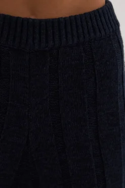 JAZZ INDIGO WIDE LEG KNIT PANT