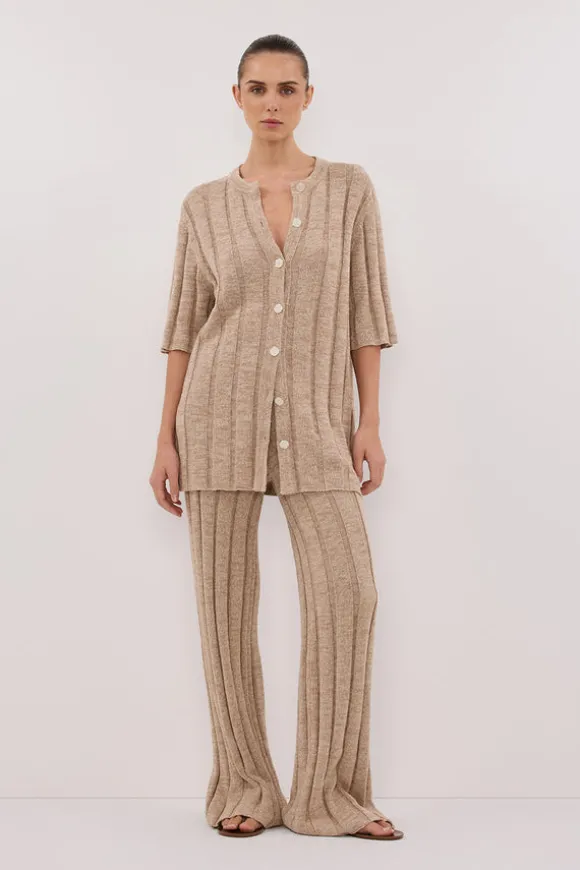 JAZZ NATURAL BUTTON KNIT SHIRT