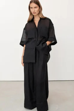KAI BLACK RAMIE RESORT PANT