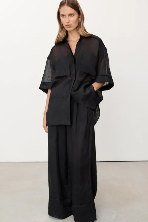 KAI BLACK RAMIE RESORT PANT