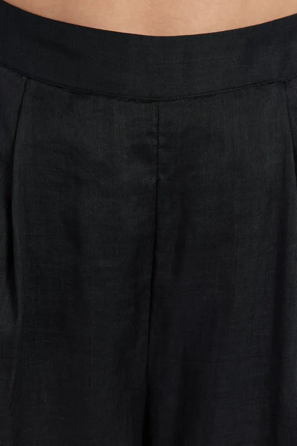 KAI BLACK RAMIE RESORT PANT