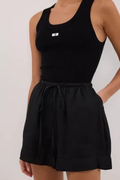 KAI BLACK RAMIE SHORT
