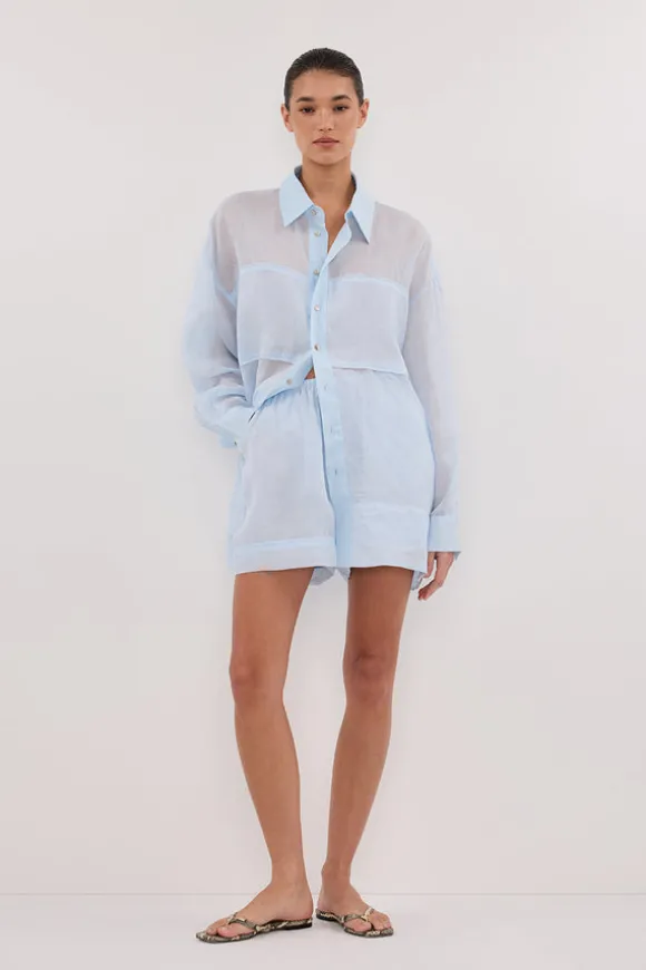 KAI CORNFLOWER RAMIE SHORT