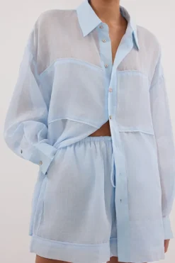 KAI CORNFLOWER RAMIE SHORT