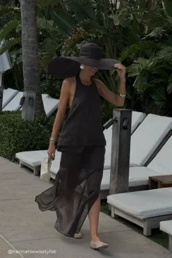 KAI PETROL RAMIE MIDI SKIRT