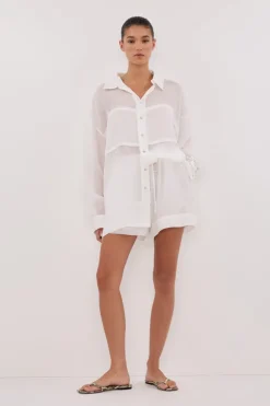 KAI WHITE RAMIE SHORT