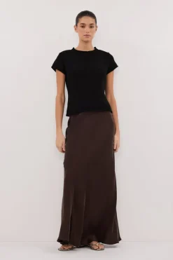 LEO BLACK KNIT TOP
