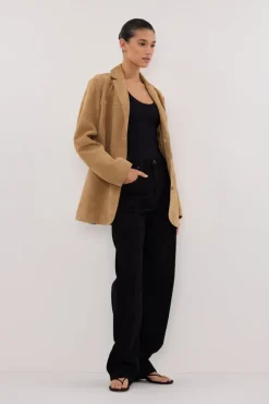 LIV BLACK DENIM BARREL LEG JEAN