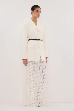 LIV CREAM BOYFRIEND BLAZER